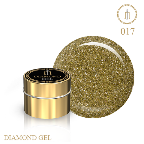 Купити Гель з гліттером Milano Diamond Gel № 17 , ціна 100 грн, фото 1