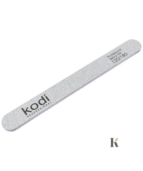 Купити №141 Пилка для нігтів Kodi пряма 120/180 (колір: світло-сірий, розмір: 178/19/4) , ціна 25 грн, фото 1