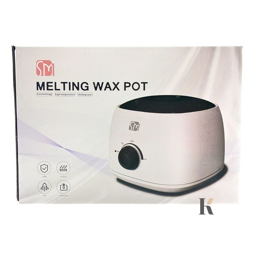 Купить Воскоплав баночный SM-500Е Melting Wax Рot White (100 Вт, 400 мл) , цена 355 грн, фото 5