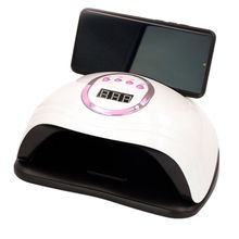 УФ LED лампа для маникюра SUN DJ 3V 192 Вт Pink (с дисплеем, таймер 10, 30, 60, 99 сек)