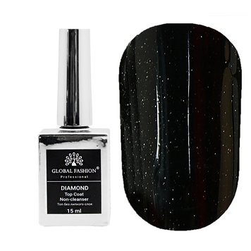 Купити Топ без липкого шару з гліттером "Galaxy Top Coat", Global Fashion 15 мл №05 , ціна 215 грн, фото 1