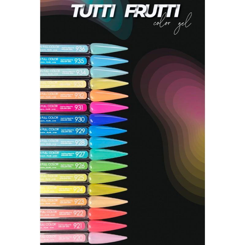 Купить Гель-лак Moon Full Tutti Frutti №935 (8 мл, голубое небо) , цена 120 грн, фото 2