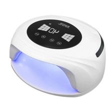 УФ LED лампа для манікюру SUN Y30 248 Вт White (на акумуляторі, з дисплеєм, таймер 30, 60 та 90 сек)