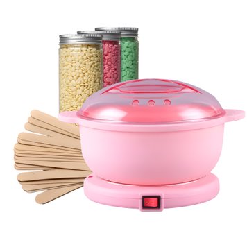 Купити Набір для депіляції із воскоплавом Silicon Wax Warmer CL 2208 (pink) , ціна 475 грн, фото 1