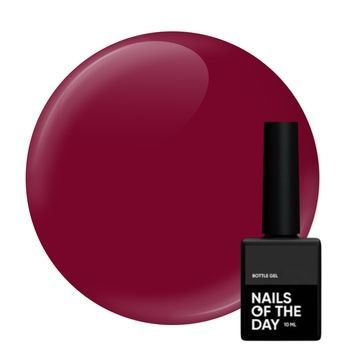Купити Гель для зміцнення та нарощування NAILSOFTHEDAY Bottle Gel №19 (10 мл, бордовий) , ціна 205 грн, фото 1