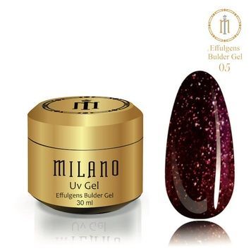Купить Гель для моделирования Milano Effulgenсe Builder Gel №5 (30 мл, светоотражающий) , цена 400 грн, фото 1