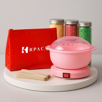 Купить Набор для депиляции с воскоплавом Silicon Wax Warmer CL 2208 (pink) , цена 390 грн, фото 1