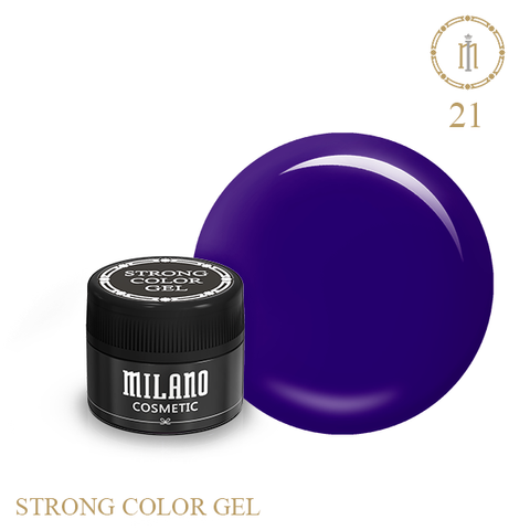 Купити Гель фарба  Milano  Strong Color Gel 21 , ціна 110 грн, фото 1