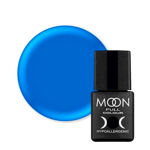 Гель-лак Moon Full Color Classic №182 (блакить), Сlassic, 8 мл, Емаль