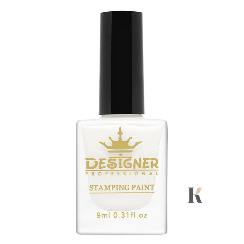 Купить Лак-краска Stamping Paint Designer №2 – для стемпинга (белая, 9 мл) , цена 60 грн, фото 1