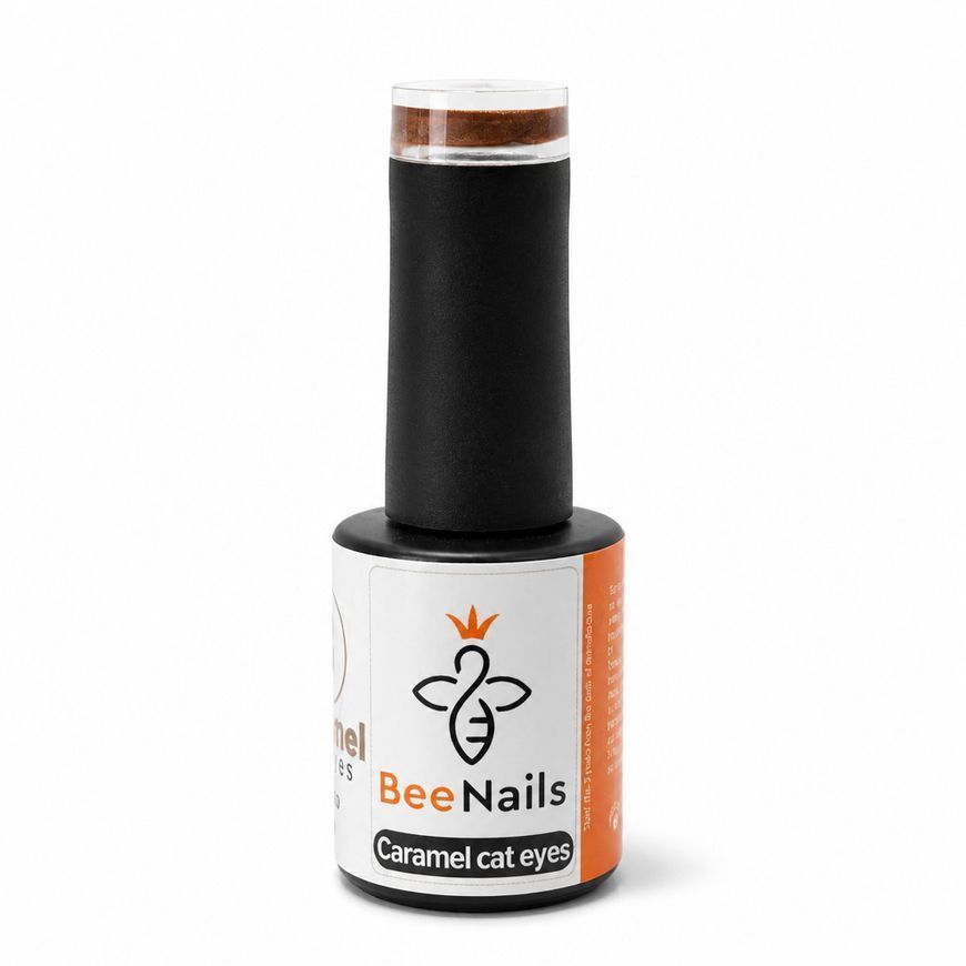 Гель-лак Bee Nails Caramel Cat Eyes 3, 8мл, Caramel Cat Eyes, 8 мл, Котяче око