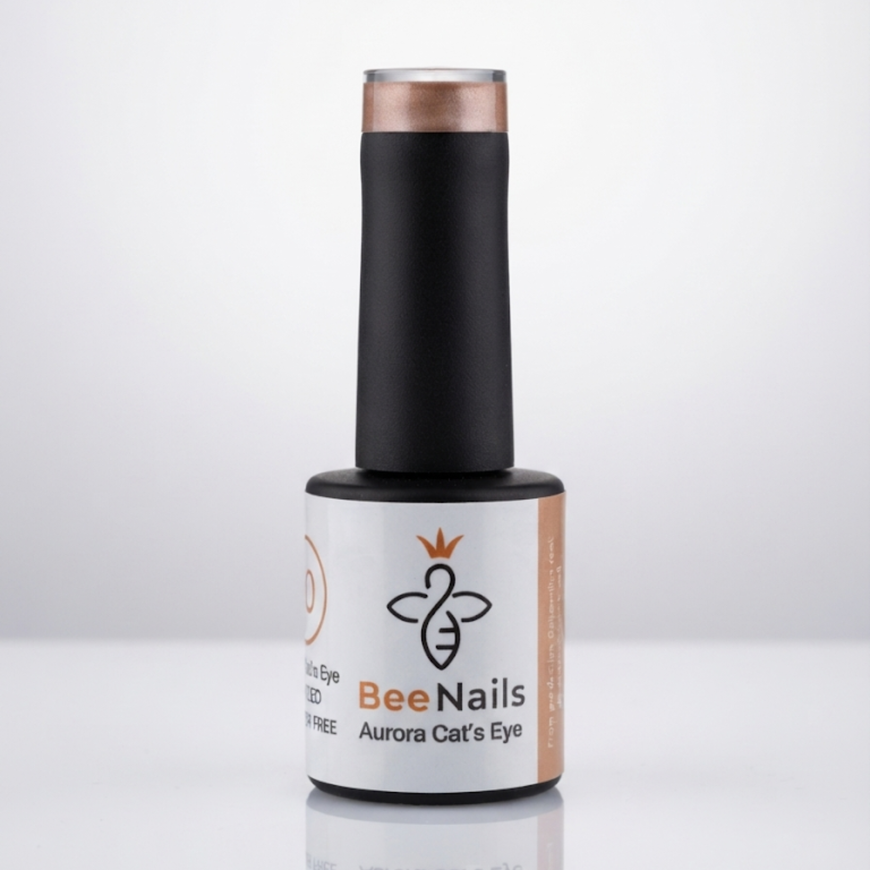 Гель-лак Bee Nails Aurora Cat&rsquo;s Eye 10, 8мл, Aurora Cat Eye, 8 мл, Котяче око