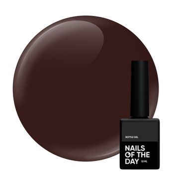 Купити Гель для зміцнення та нарощування NAILSOFTHEDAY Bottle Gel №21 (10 мл, холодний коричневий) , ціна 205 грн, фото 1