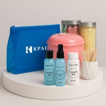 Купить Стартовый набор для депиляции с воскоплавом Silicone Wax Warmer GL 2208 (pink) , цена 469 грн, фото 1