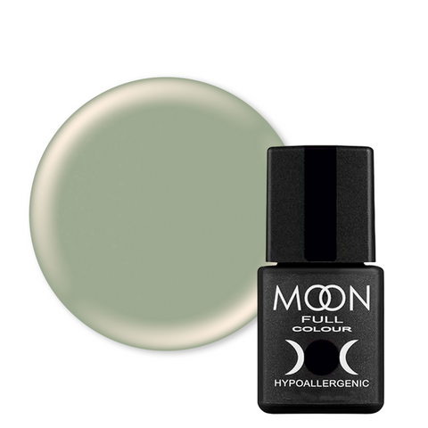 Гель лак Moon Full Breeze color №428 (зелено-cірий), Breeze Color, 8 мл, Емаль