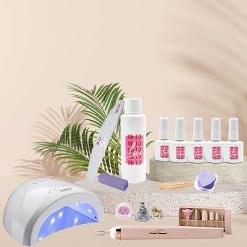 Купить Стартовый набор для маникюра Oh La Lac с лампой Sun One и портативным фрезером Flawless , цена 610 грн, фото 1