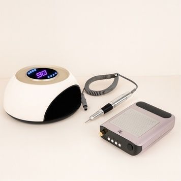 Набор техники для маникюра: лампа UV/LED F11 120W и фрезер SML M2 25 000 об/мин
