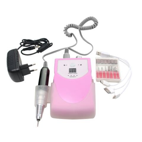 Купити Фрезер для манікюру та педикюру ZS-220-Pink на акумуляторі (15 Вт, 35000 об) , ціна 1 499 грн, фото 1