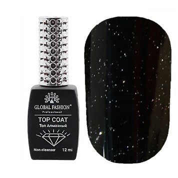 Купити Топ без липкого шару з гліттером "Galaxy Top Coat", Global Fashion 12 мл №03 , ціна 195 грн, фото 1