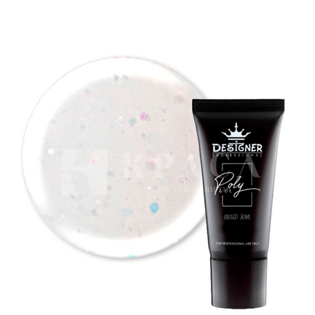 Купити Полігель Designer Diamond White №33 , ціна 255 грн, фото 1