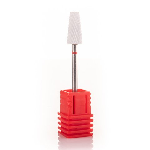 Купити Фреза керамічна "Конус" Umbrella F T(C) (червона насічка) , ціна 94 грн в магазині Qrasa.ua