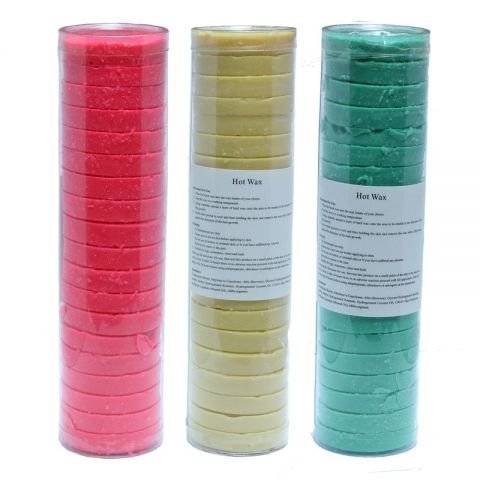 Купити Гарячий віск Hot Wax для депіляції від Global Fashion (у таблетках, 3 кольори в асортименті) , ціна 161 грн в магазині Qrasa.ua