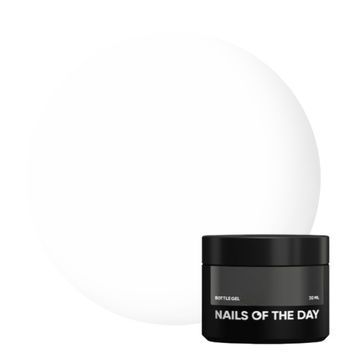 Купити Гель для зміцнення та нарощування NAILSOFTHEDAY Bottle Gel №01 (30 мл, білий) , ціна 445 грн, фото 1