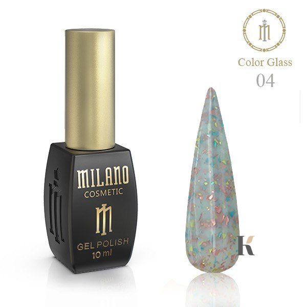 Купити Кольорова база для гель-лаку Milano Color Glass Base 04 (10 мл, щільна) , ціна 160 грн, фото 1