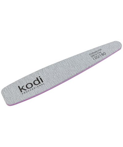 Купить №119 Пилка для ногтей Kodi конусная 120/180 (цвет: серый, размер:178/32/4) , цена 30 грн, фото 1