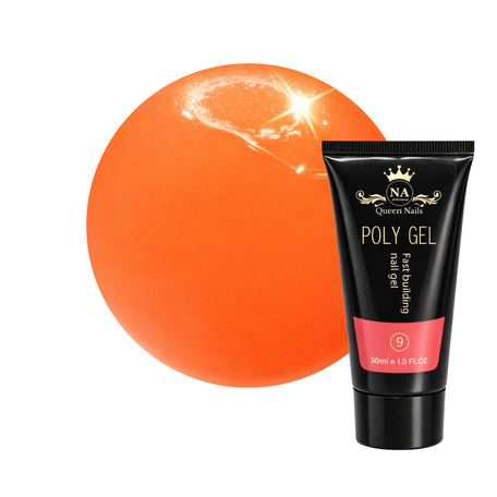 Полигель для наращивания ногтей Queen Nails,  №09, 30 мл