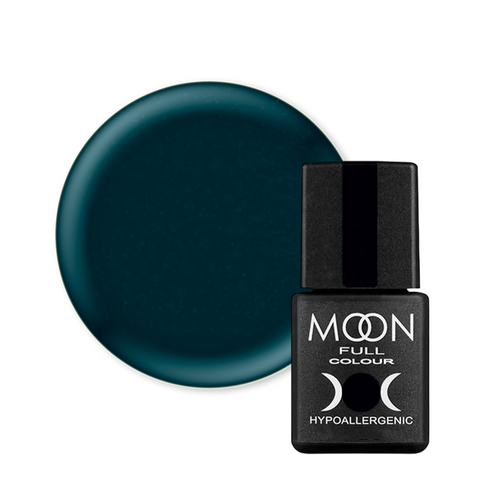 Гель-лак Moon Full Color Classic №187 (темний сланцево-сірий), Сlassic, 8 мл, Емаль