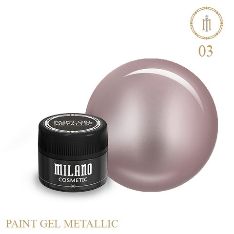 Купить Гель фарба Milano Metallic 03 , цена 110 грн, фото 1