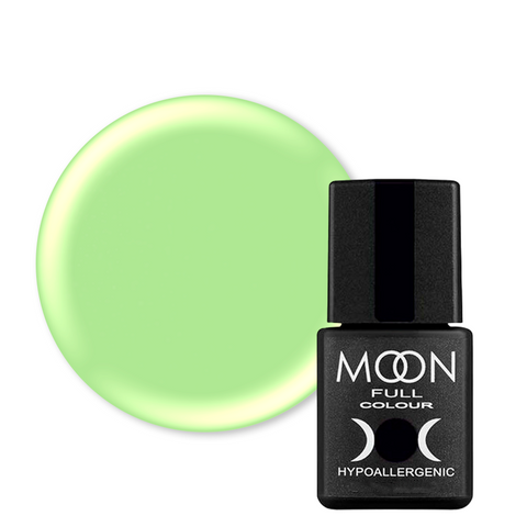 Гель лак Moon Full Breeze color №434 (насичено-фісташковий), Breeze Color, 8 мл, Емаль