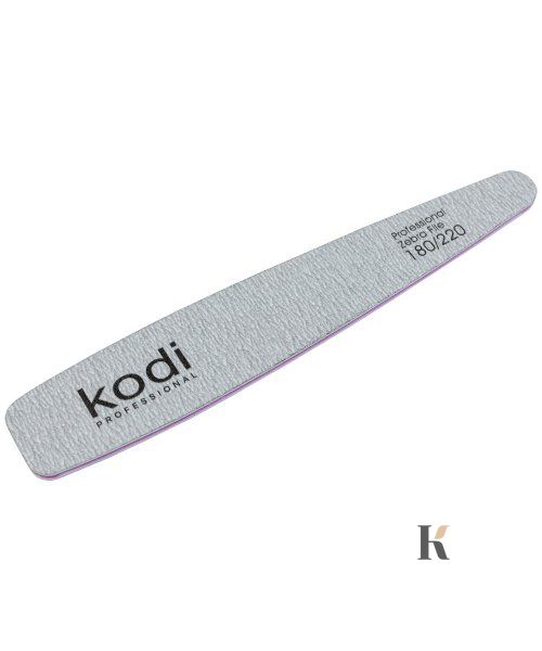 Купити №117 Пилка для нігтів Kodi конічна 180/220 (колір: сірий, розмір:178/32/4) , ціна 30 грн, фото 1