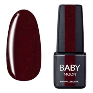 Гель-лак BABY Moon Red Chic №17 (6 мл, бордовый микроблеском), Red Chic, 6 мл