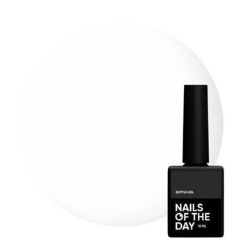 Купити Гель для зміцнення та нарощування NAILSOFTHEDAY Bottle Gel №01 (10 мл, білий) , ціна 205 грн, фото 1
