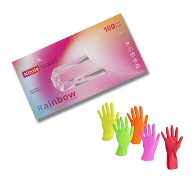 Купить Перчатки нитриловые, MediOK RAINBOW, 5 цветов, 100 шт , цена 260 грн, фото 2