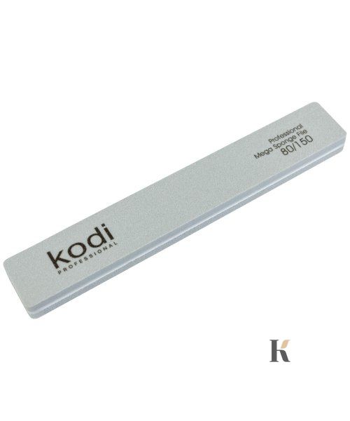 Купити №161 Баф прямокутний Kodi 80/150 (колір: сірий, розмір: 178/28/11,5) , ціна 68 грн, фото 1