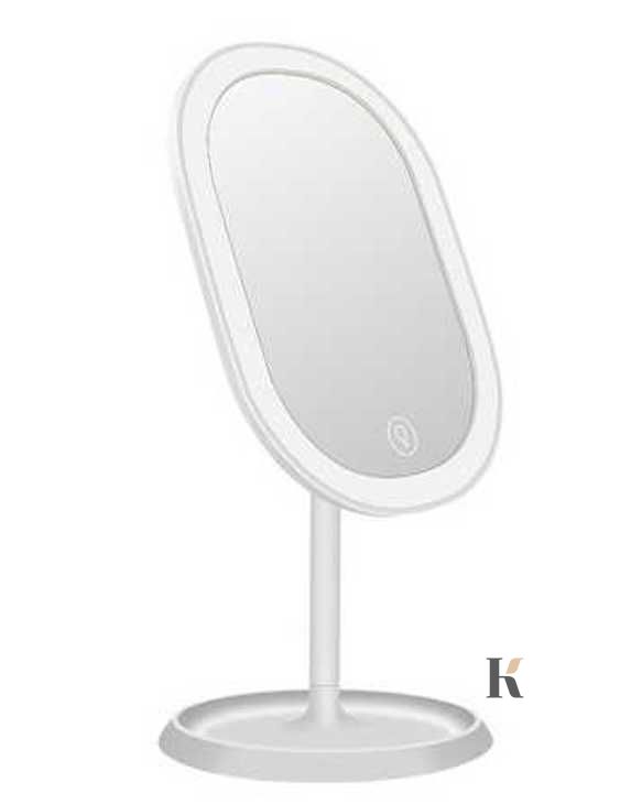 Купити Дзеркало овальне з LED підсвічуванням для макіяжу (Білий) (W-37) , ціна 191 грн, фото 1