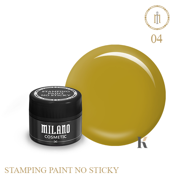 Гель краска Milano Paint No Sticky 04, 6 мл