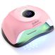 УФ LED лампа для маникюра SUN M3 180 Вт Pink (с дисплеем, таймер 10, 30, 60 и 99 сек)