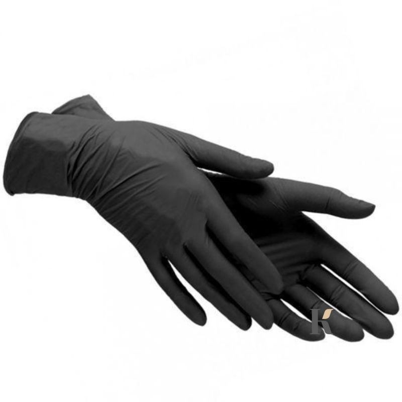 Купить Перчатки нитриловые MedTouch (100 штук, неопудренные, нестерильные, черные) , цена 210 грн, фото 2