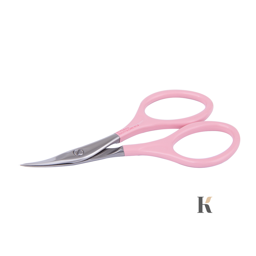 Купити Ножиці універсальні рожеві STALEKS BEAUTY & CARE 11 TYPE 3 SBC-11/3 , ціна 280 грн, фото 3