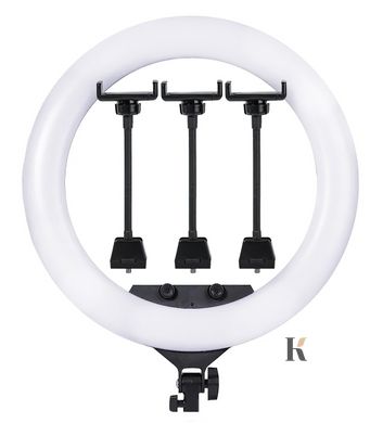 Купити Професійна кільцева лампа ZB-F348 45 см (3 кріплення, пульт, сумка) , ціна 1 960 грн, фото 2