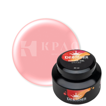 Купити Моделюючий гель Designer Builder Gel &laquo;Powder Pink&raquo; (пудровий рожевий, 30 мл) , ціна 225 грн, фото 1