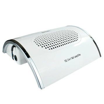 Купить Вытяжка-лампа для маникюра &laquo;2в1&raquo; 858-5A 80 W (80 Вт, 2700 об/мин, 7 м3/мин, белая) , цена 999 грн, фото 1