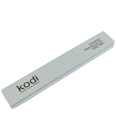 Купити №160 Баф прямокутний Kodi 100/180 (колір: сірий, розмір: 178/28/11,5) , ціна 68 грн, фото 1