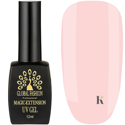 Купити Гель для нарощування Magic-Extension UV Gel Global Fashion, 12 мл №06 рожевий. , ціна 139 грн, фото 1