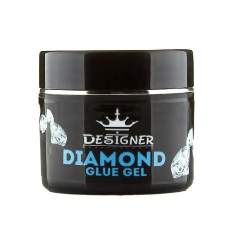 Клей-гель Designer Diamond Glue Gel для кріплення дизайну та гелевих тіпс, 10 мл, 10 мл