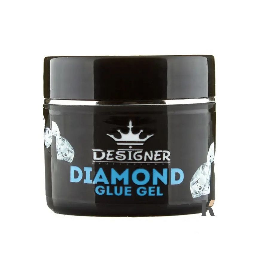 Клей-гель Designer Diamond Glue Gel для крепления дизайна и гелевых типов, 10 мл, 10 мл